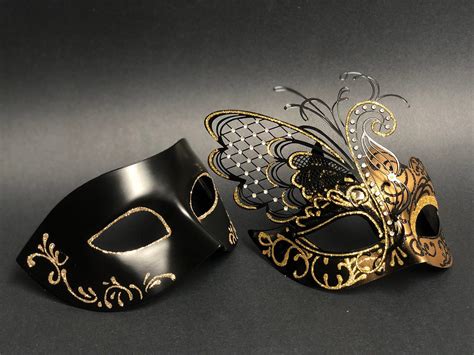 black gold masquerade mask|black pair masquerade mask.